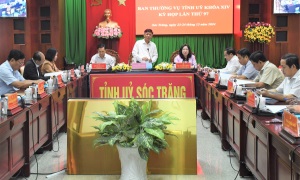 Sóc Trăng: Ban Thường vụ Tỉnh ủy họp chuẩn bị cho việc tổng kết Nghị quyết số 18-NQ/TW